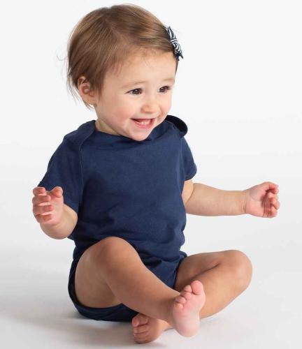 Larkwood Organic Baby Bodysuit - NAV - 45632